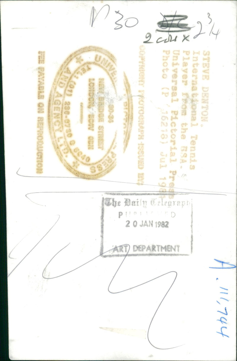 Steve Denton - Vintage Photograph