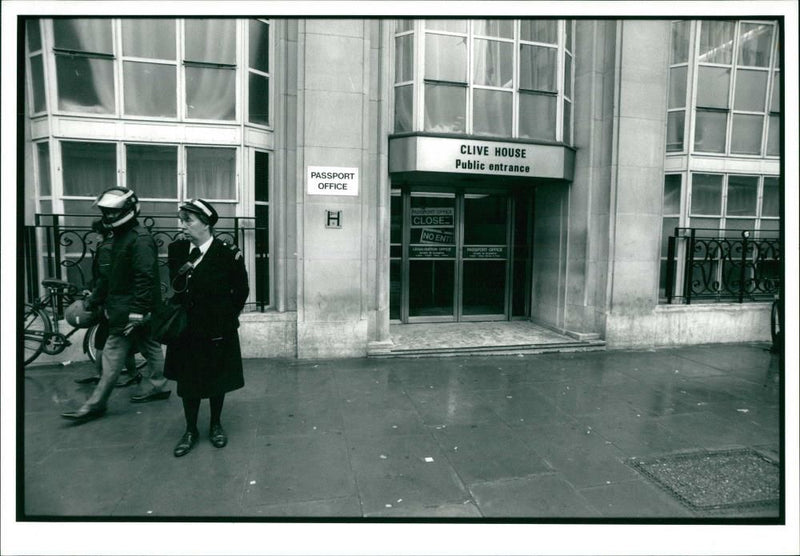 London's Passport Office at Petty France. - Vintage Photograph