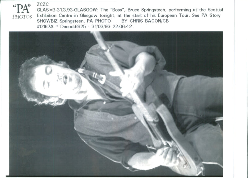 Bruce springsteen. - Vintage Photograph