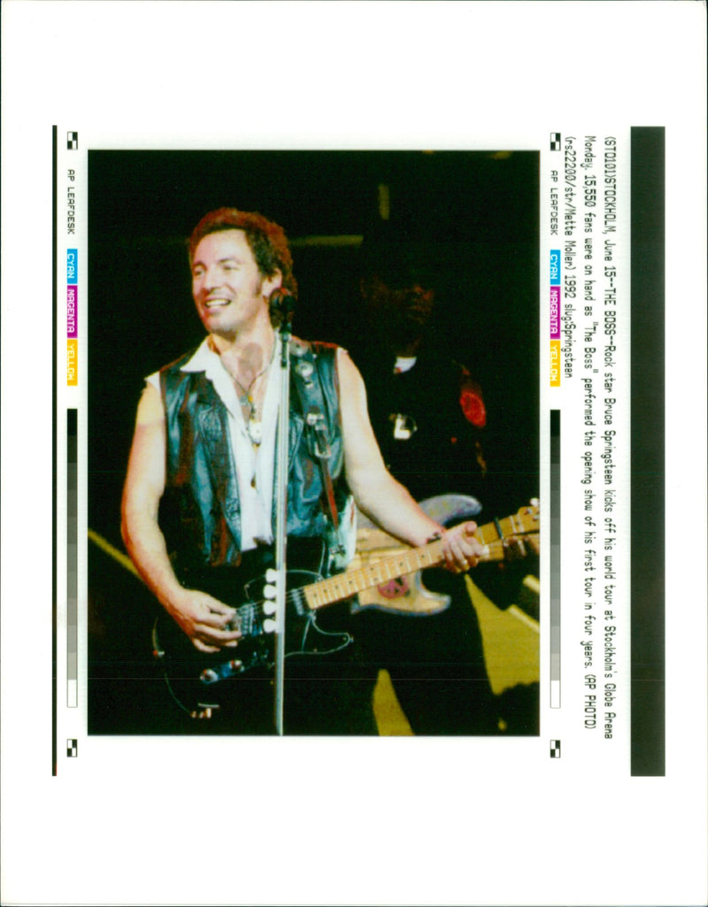 Bruce springsteen. - Vintage Photograph