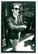 Bruce Springsteen American singer-songwriter. - Vintage Photograph