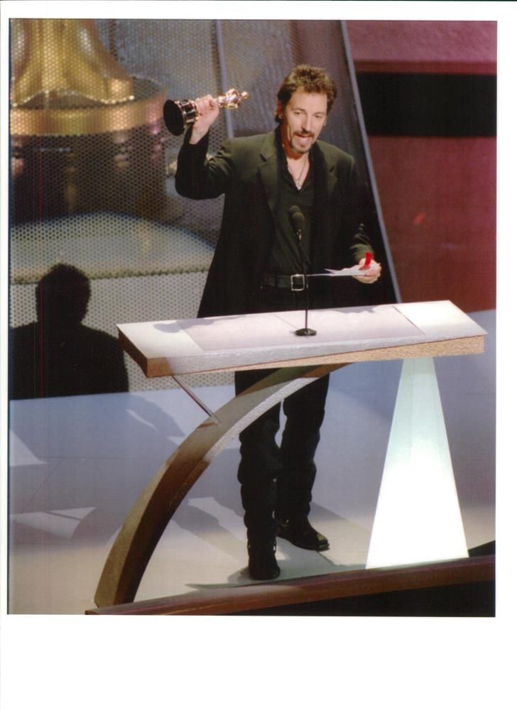 Bruce Springsteen American singer-songwriter. - Vintage Photograph