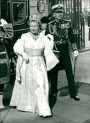 The Queen and the Duke of Edinburgh. - Vintage Photograph