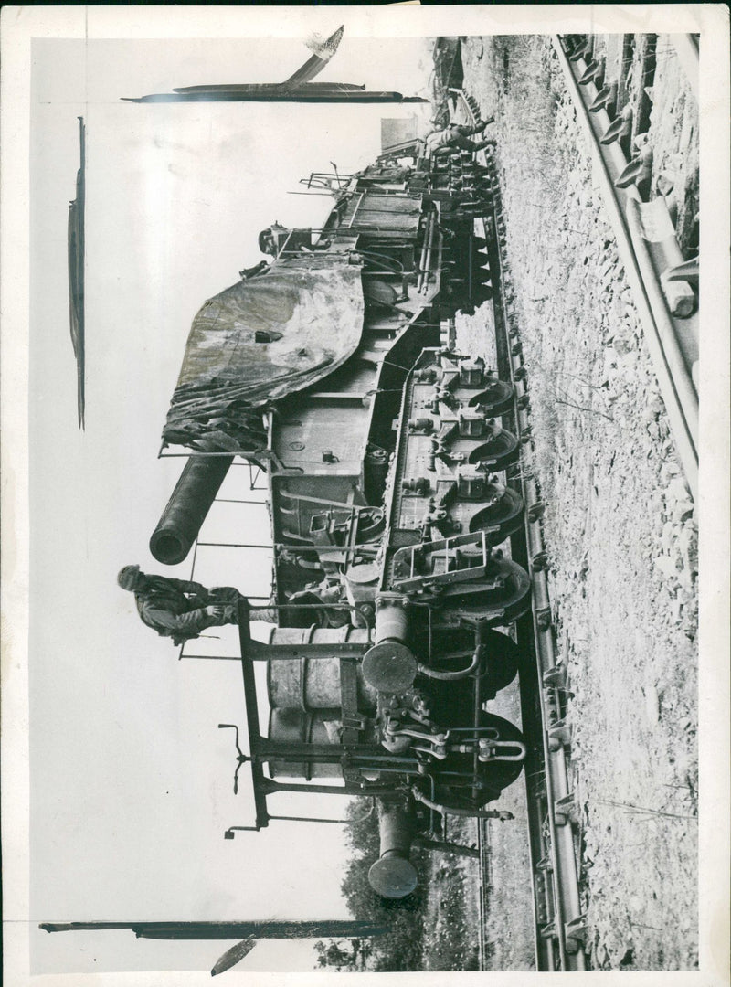 Abandoned gun - Vintage Photograph