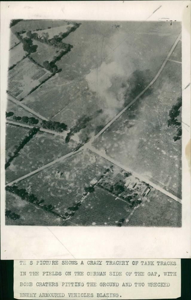 Crazy tragedy of tanks. - Vintage Photograph