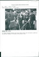 Standard bearers. - Vintage Photograph