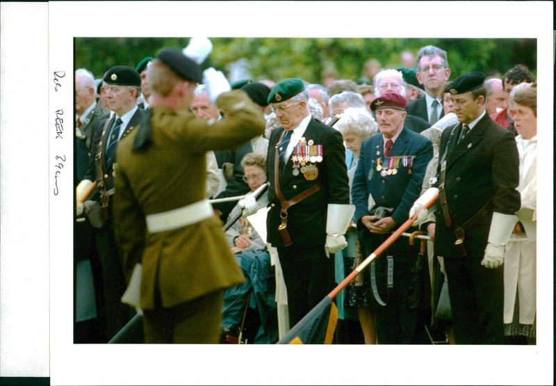Standard bearers. - Vintage Photograph