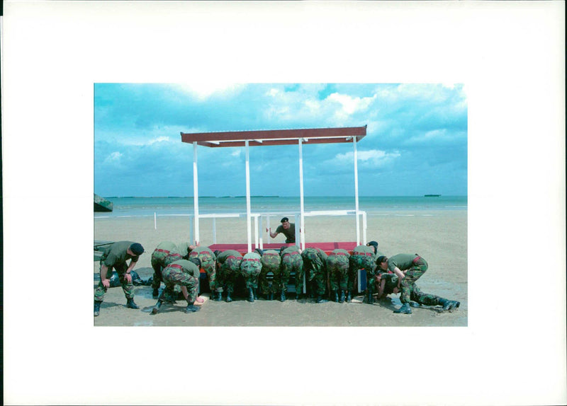 Royal engineers. - Vintage Photograph