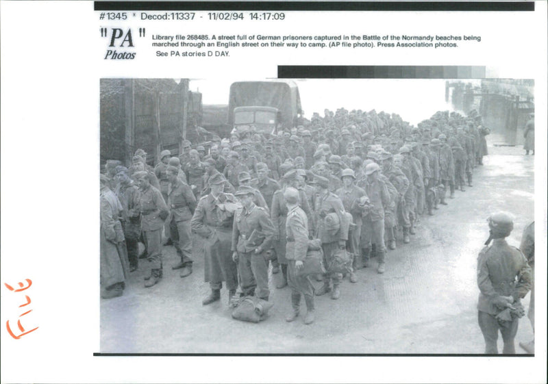 German war in france. - Vintage Photograph