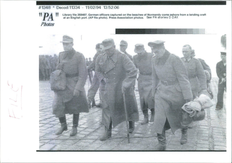 German war in france. - Vintage Photograph