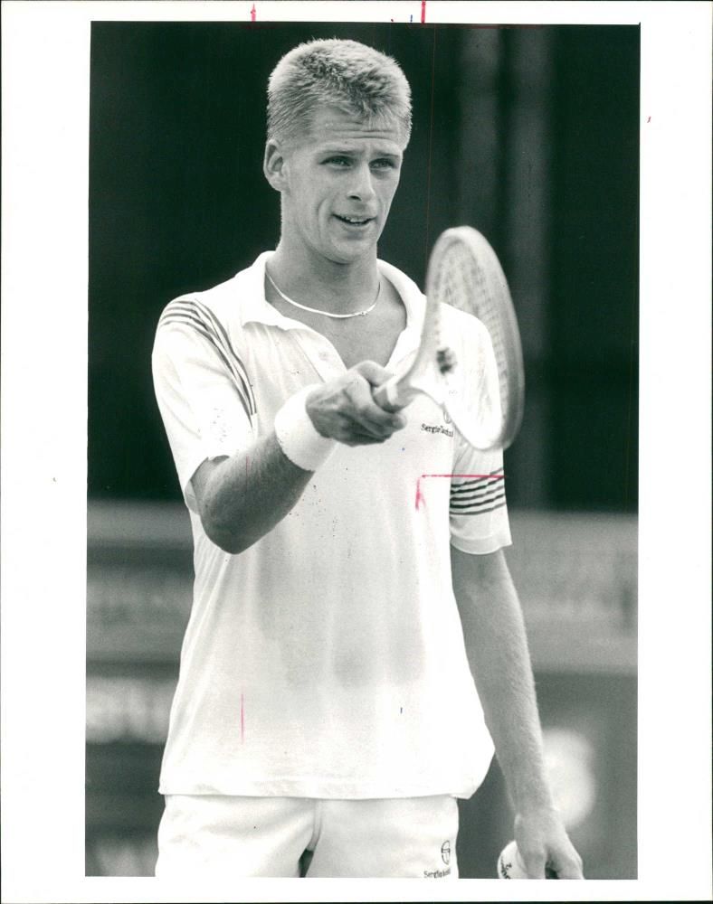 Andrew Castle British television presenter. - Vintage Photograph