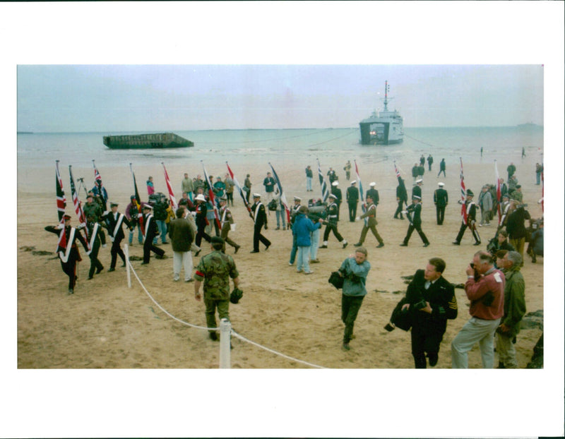 d day 50 years - Vintage Photograph