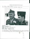 veteran al frank with unidentified us army - Vintage Photograph