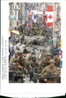 military parade - Vintage Photograph