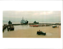 general view of queen and phillip crossing beach - Vintage Photograph