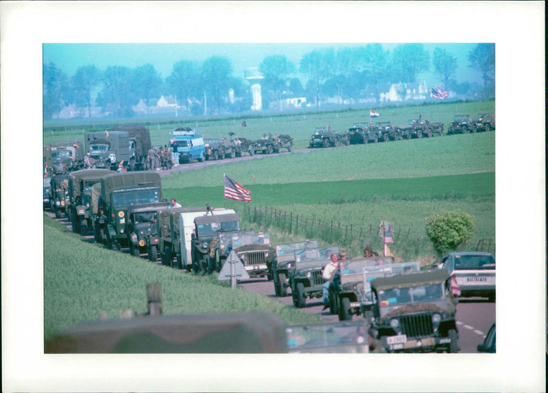 ex military vehicles - Vintage Photograph