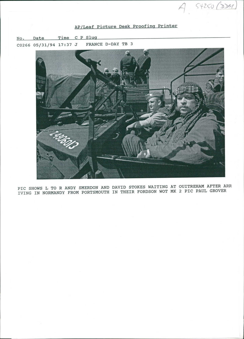 andy smerdon and david strokes - Vintage Photograph