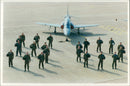 pilots from 19 and 92 squaddrons - Vintage Photograph