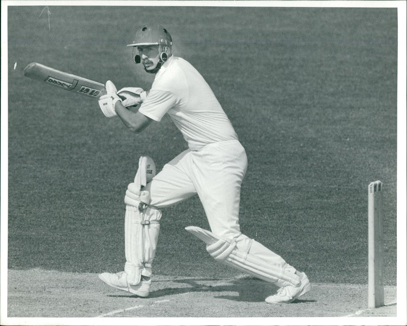 Simon Hinks Cricketer - Vintage Photograph