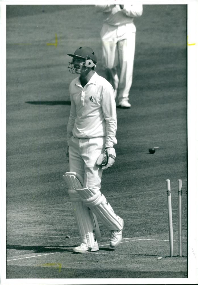 Simon Hinks Cricketer - Vintage Photograph