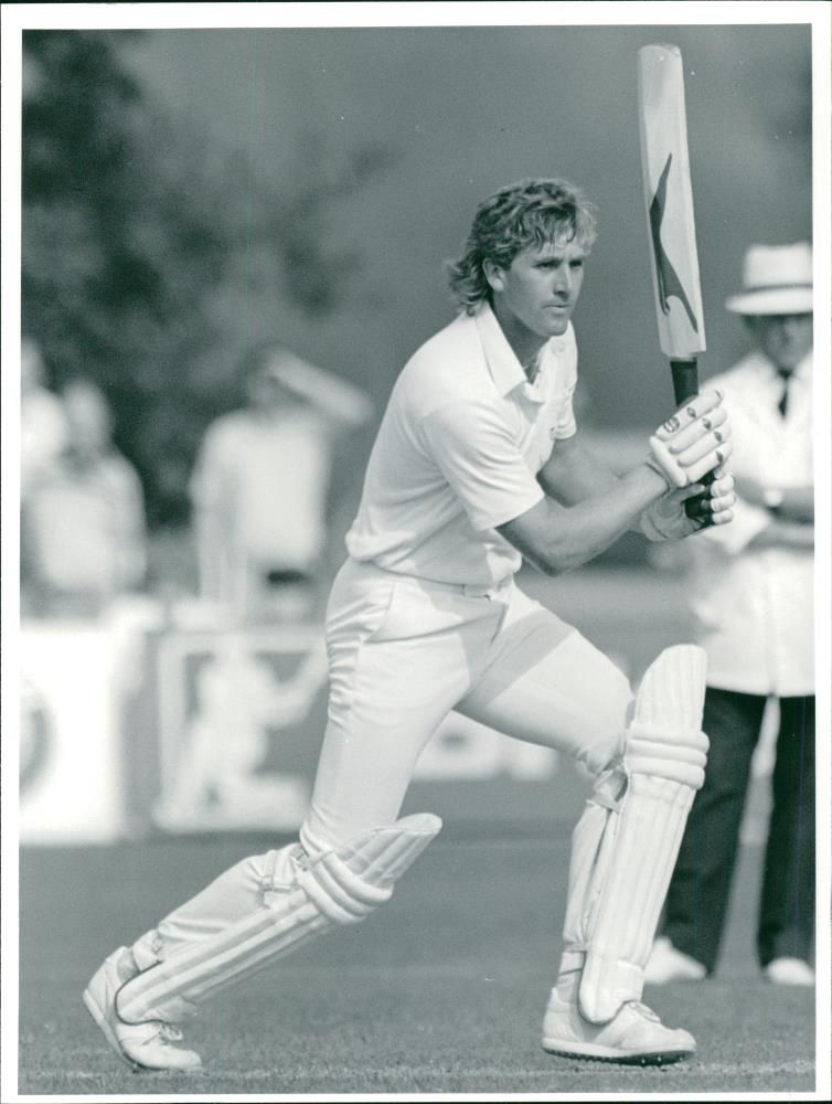 Simon Hinks Cricketer - Vintage Photograph