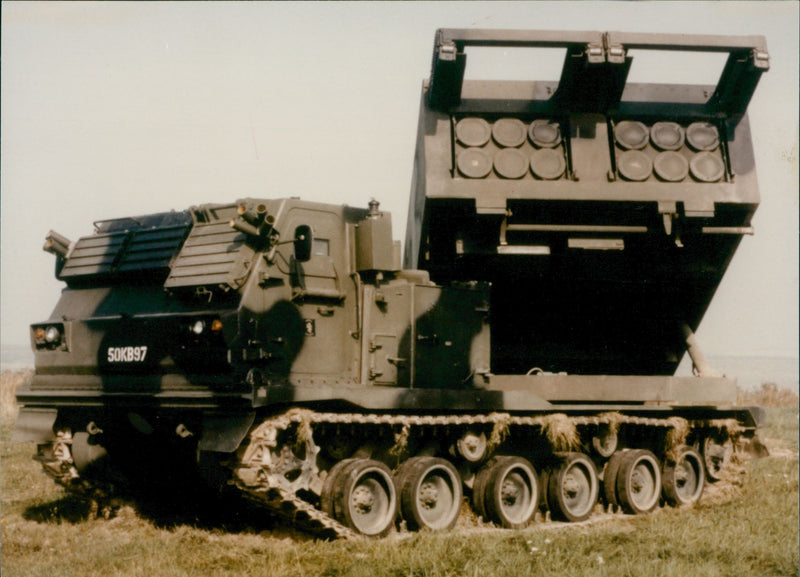 Multiple rocket launcher - Vintage Photograph