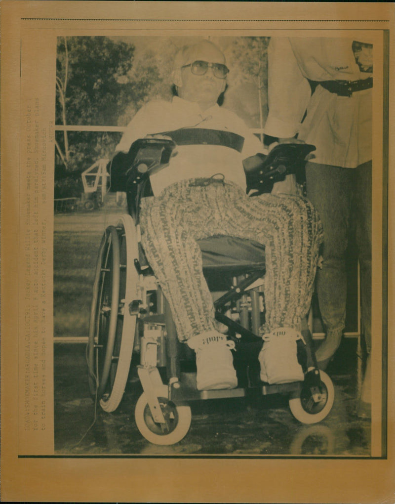 Jockey Willie Shoemaker - Vintage Photograph