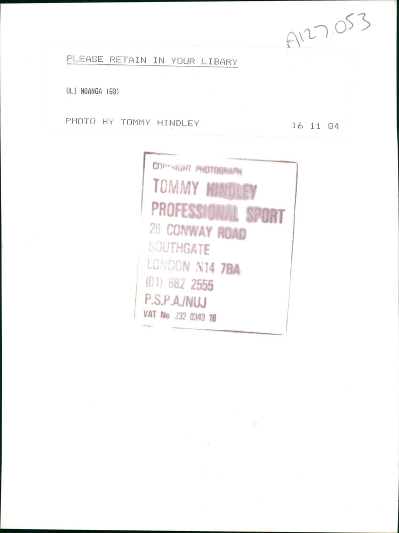 Uli Nganga - Vintage Photograph