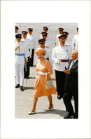 Äensu Taboneand and queen elizabeth - Vintage Photograph