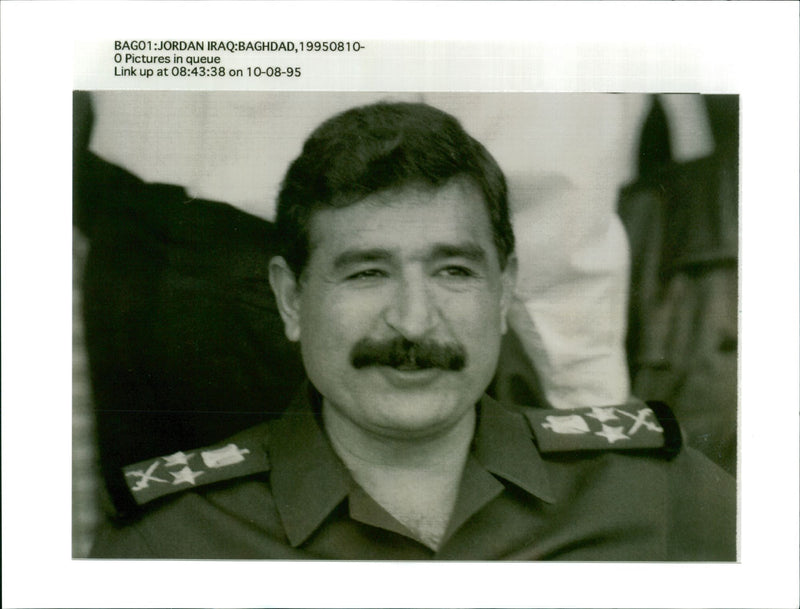 Hussein Kamel Hassan al-Majid - Vintage Photograph