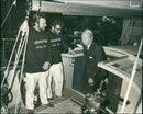 Edward Heath at royal navy - Vintage Photograph