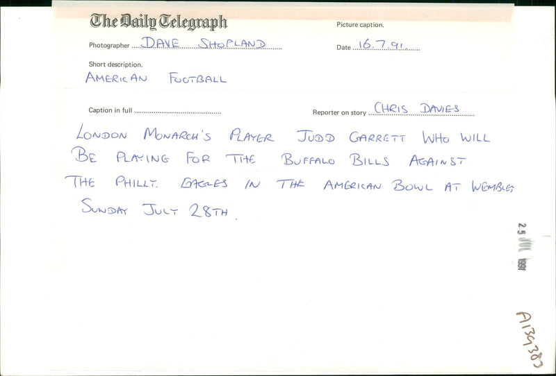 American football in the United States. - Vintage Photograph