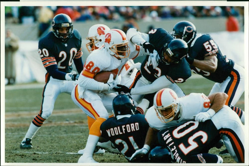 American football in the United States. - Vintage Photograph