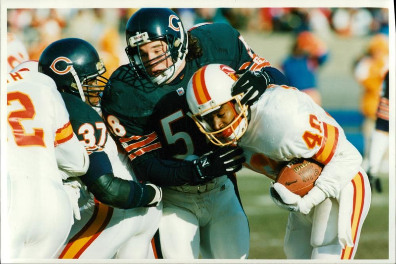 American football in the United States. - Vintage Photograph