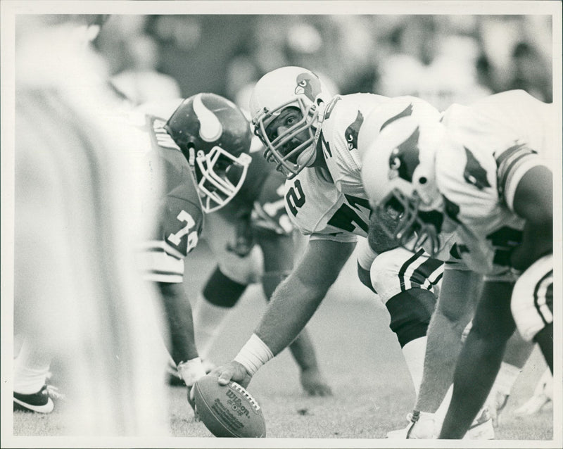 American football in the United States. - Vintage Photograph