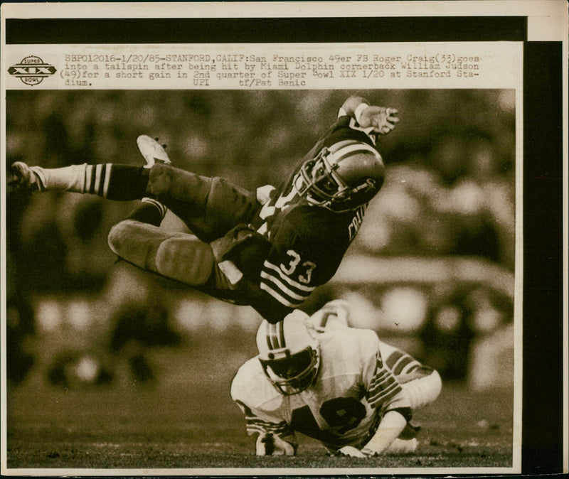 American football in the United States. - Vintage Photograph