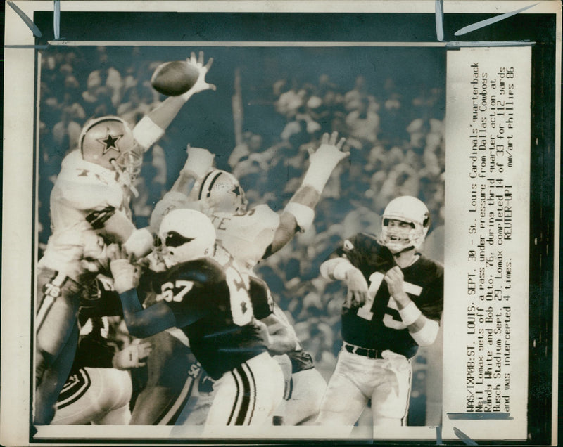 American football in the United States. - Vintage Photograph