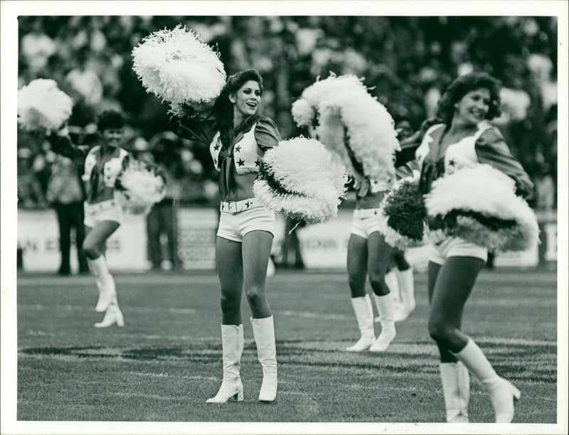 American football in the United States. - Vintage Photograph