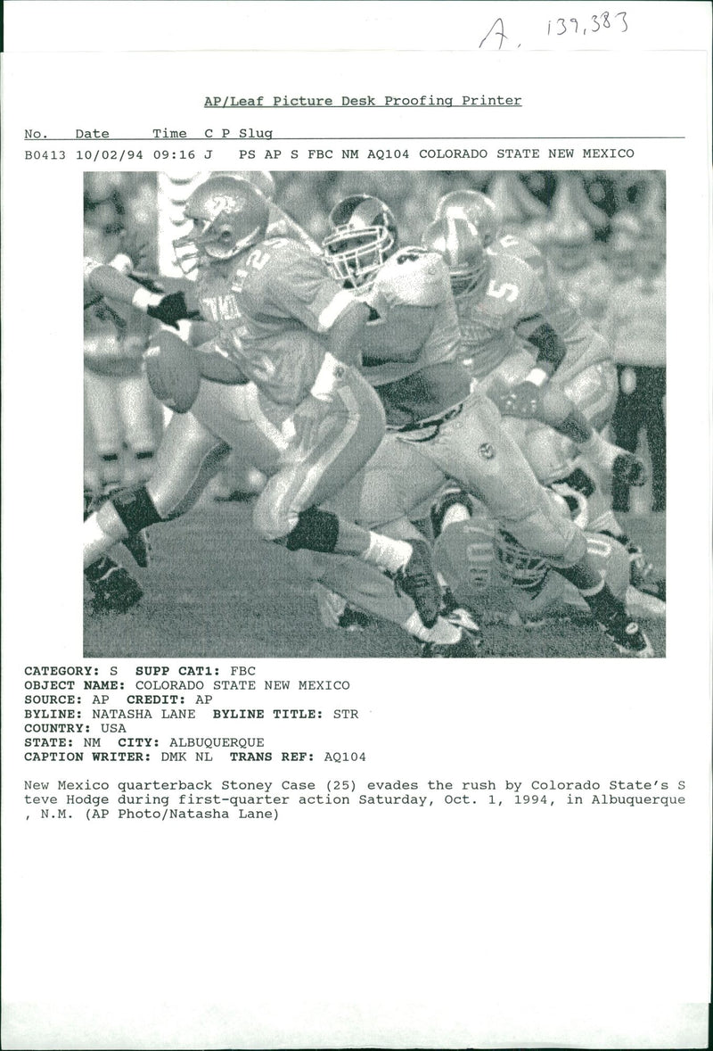 American football in the United States. - Vintage Photograph