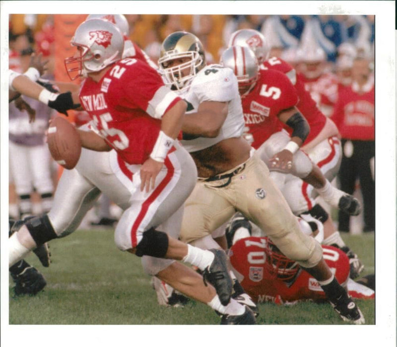 American football in the United States. - Vintage Photograph