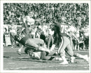 American football in the United States. - Vintage Photograph