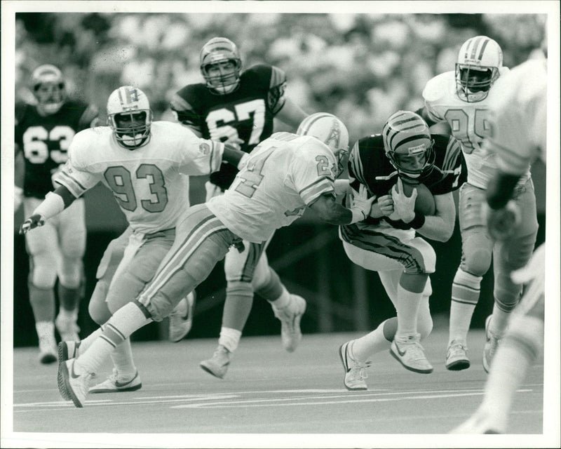 American football in the United States. - Vintage Photograph