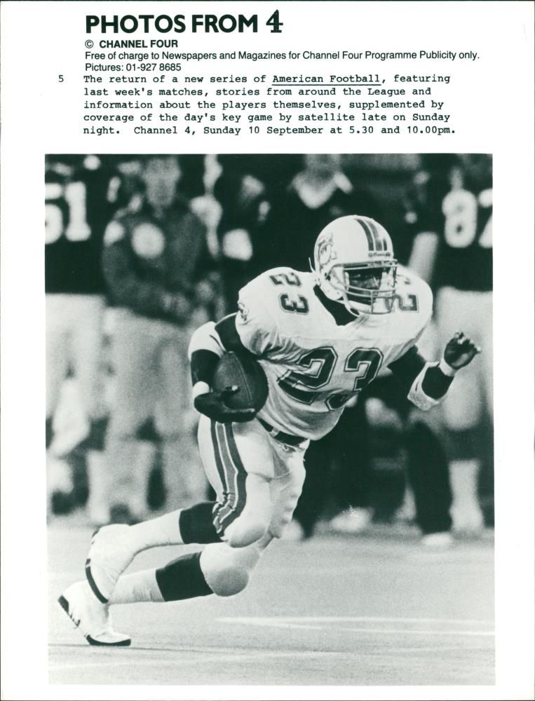 American football in the United States. - Vintage Photograph