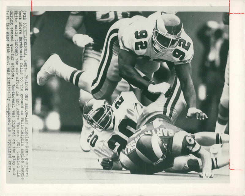 American football in the United States. - Vintage Photograph