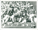 American football in the United States. - Vintage Photograph