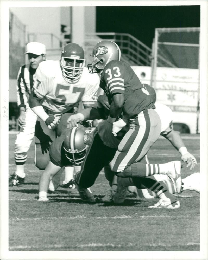 American football in the United States. - Vintage Photograph