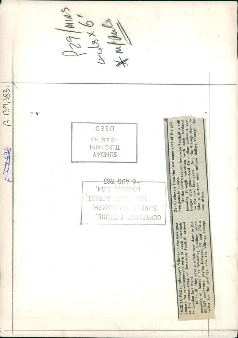 American football in the United States. - Vintage Photograph