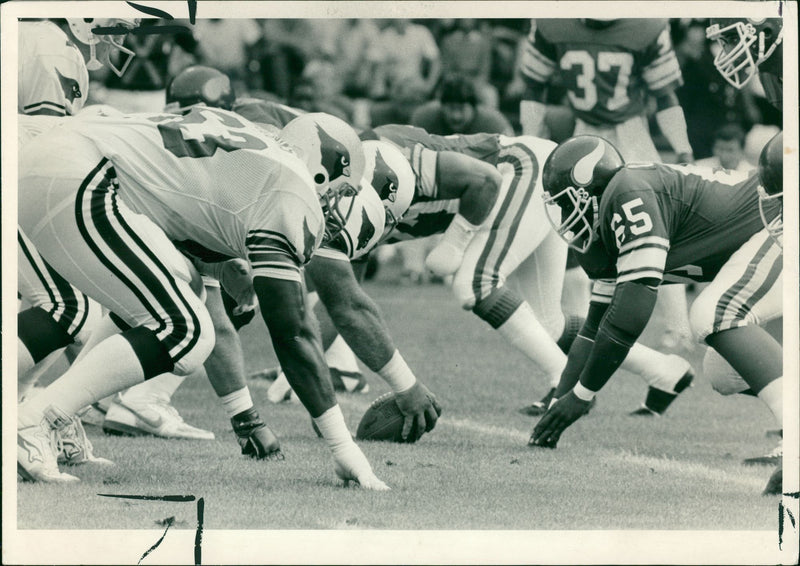 American football in the United States. - Vintage Photograph