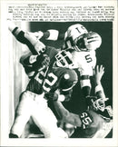 American football in the United States. - Vintage Photograph