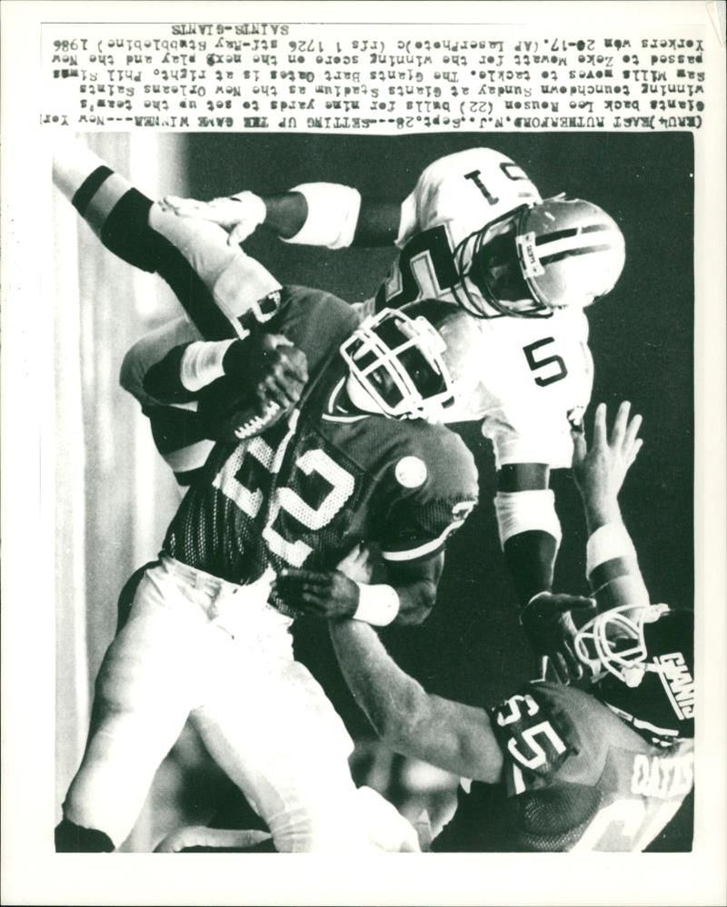 American football in the United States. - Vintage Photograph